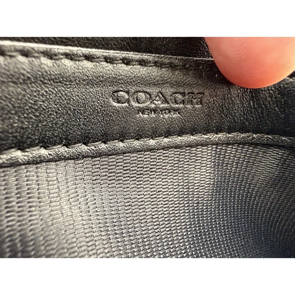 VERY RARE COACH RETIRED MULTI COLOR PYTHON ACCORDION ZIP-AROUND WALLET
